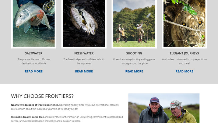 Portfolio Image for Frontiers