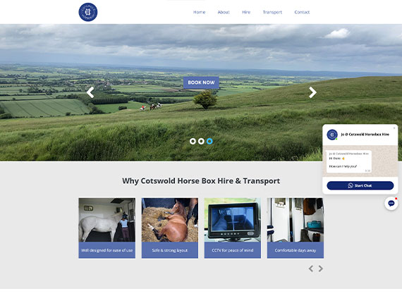 Portfolio Image for Cotswold Horsebox Hire & Transport