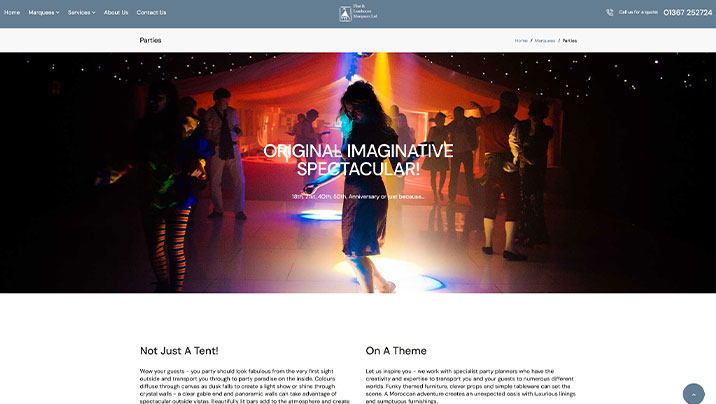 Portfolio Image for Flint & Lambourn Marquees